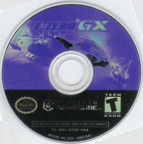 F-Zero GX Disc Scan - Click for full size image